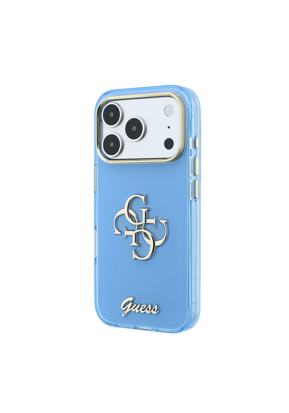 Guess Yazı ve 4G Büyük Silikon – iPhone 18 Pro Kılıfı