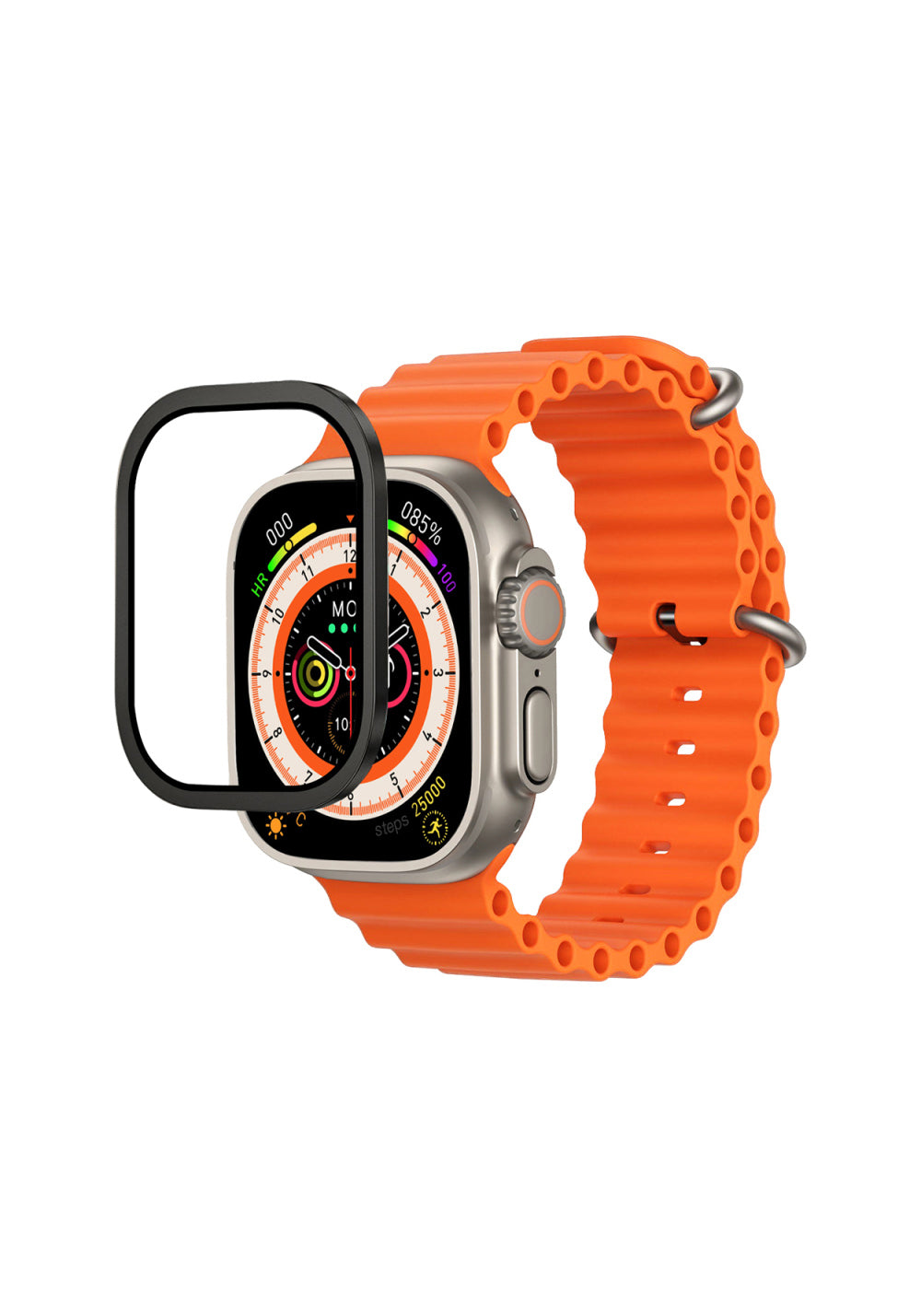 Mohseven iWatch Safir Cam Ekran Koruyucu – Apple Watch Ultra 49 mm