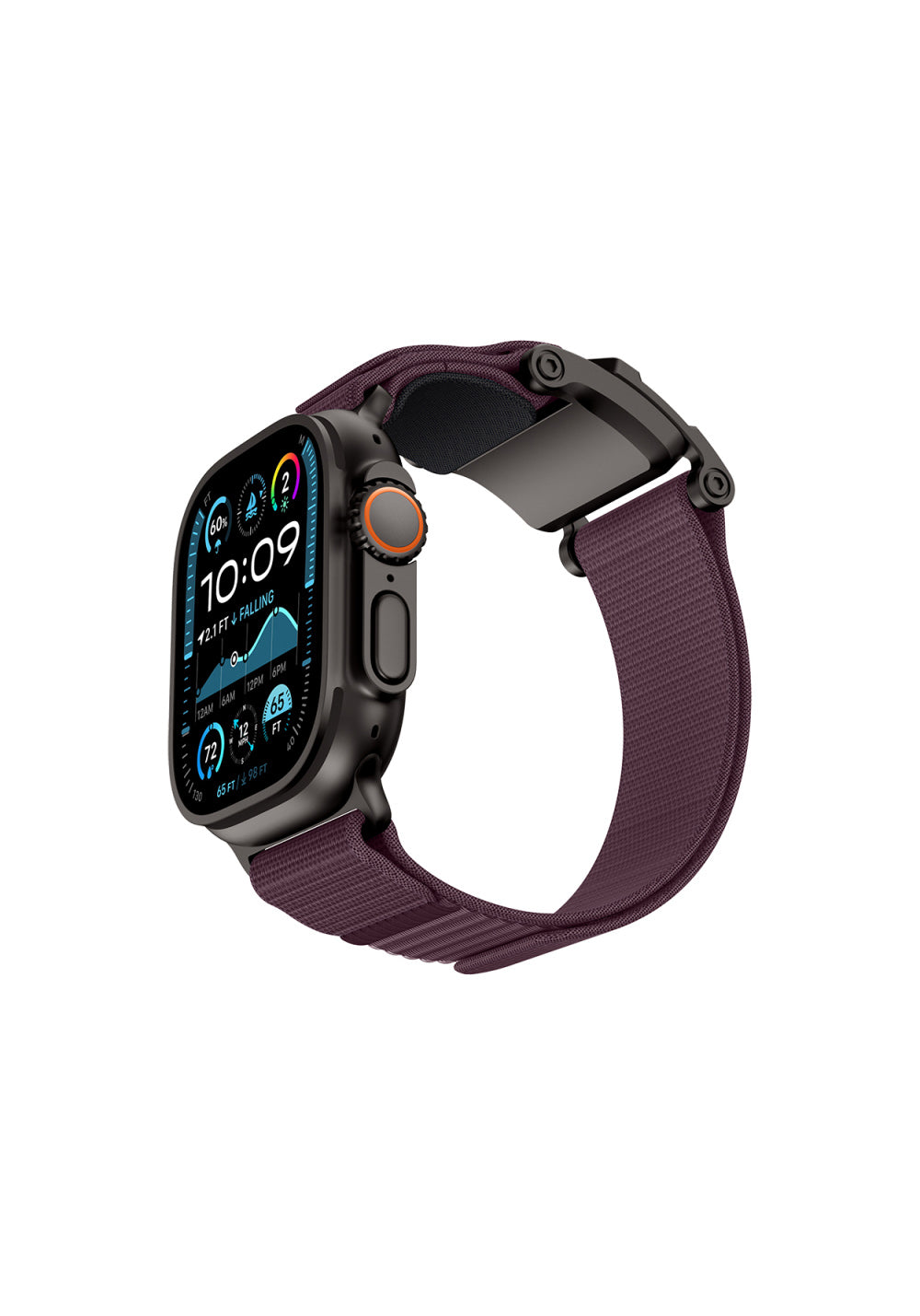 Mohseven Mecha Sport Dokuma Kordon – Apple Watch 42/44/45/46/49 mm