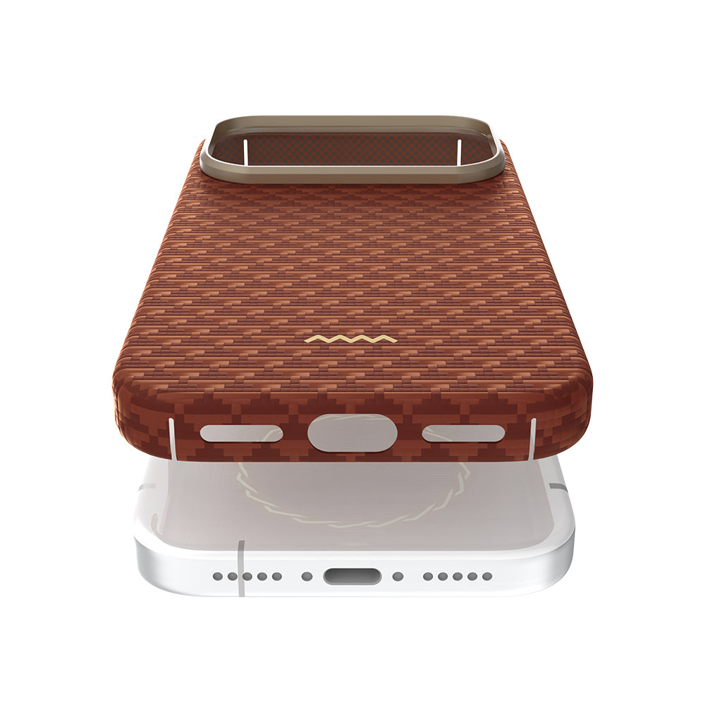Raptic Aramid Skin Origin Karbon – iPhone 18 Pro Kılıfı