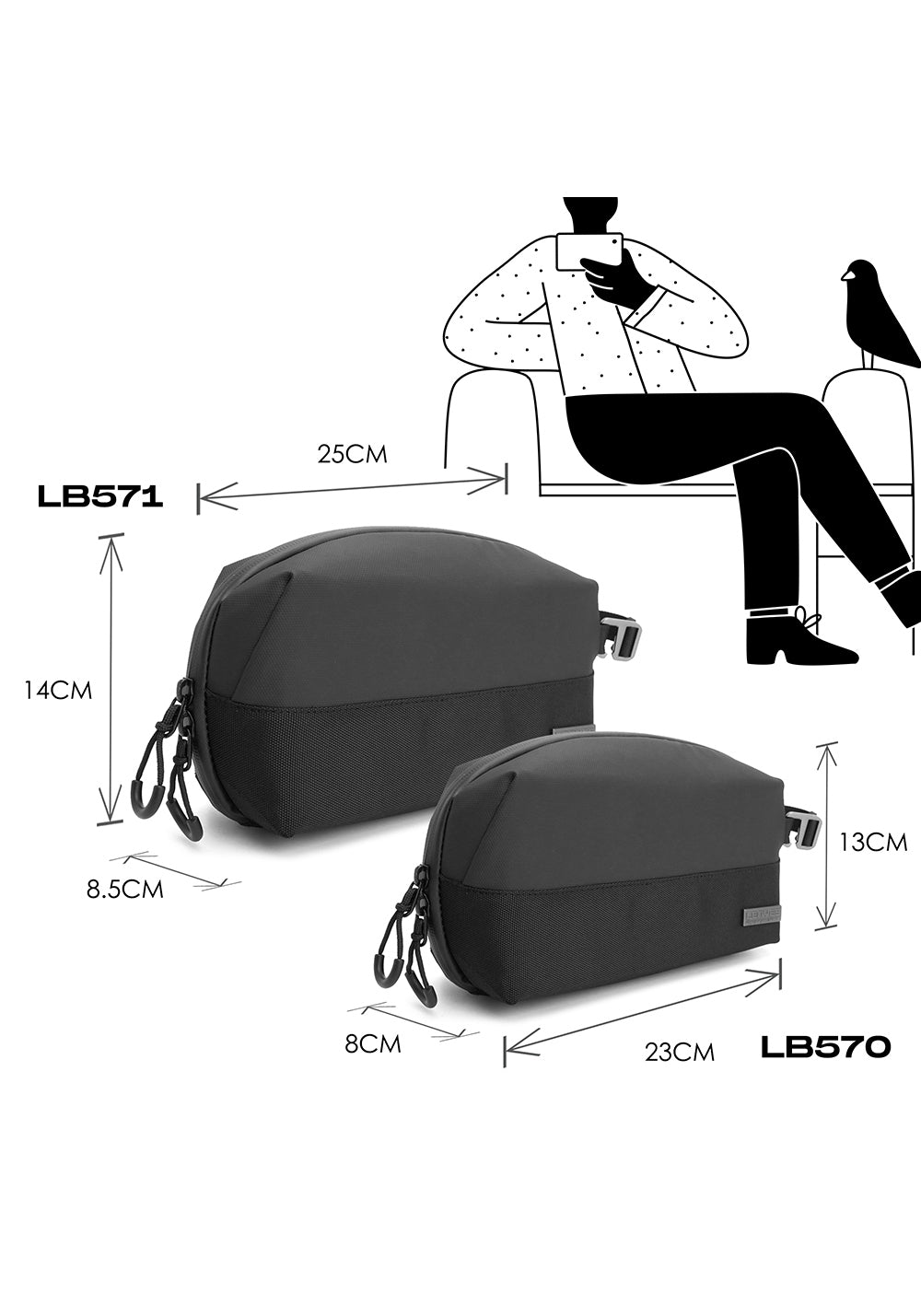 Lenyes LB570 – Aksesuar Düzenleyici Çanta