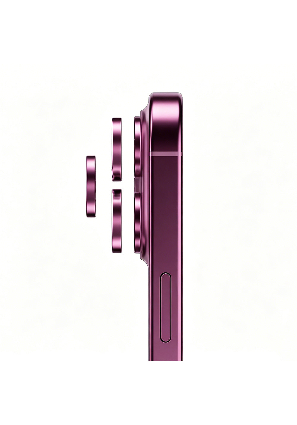 Mohseven Sapphire One by One Alüminyum Safir – iPhone 18 Pro Lens Koruyucusu