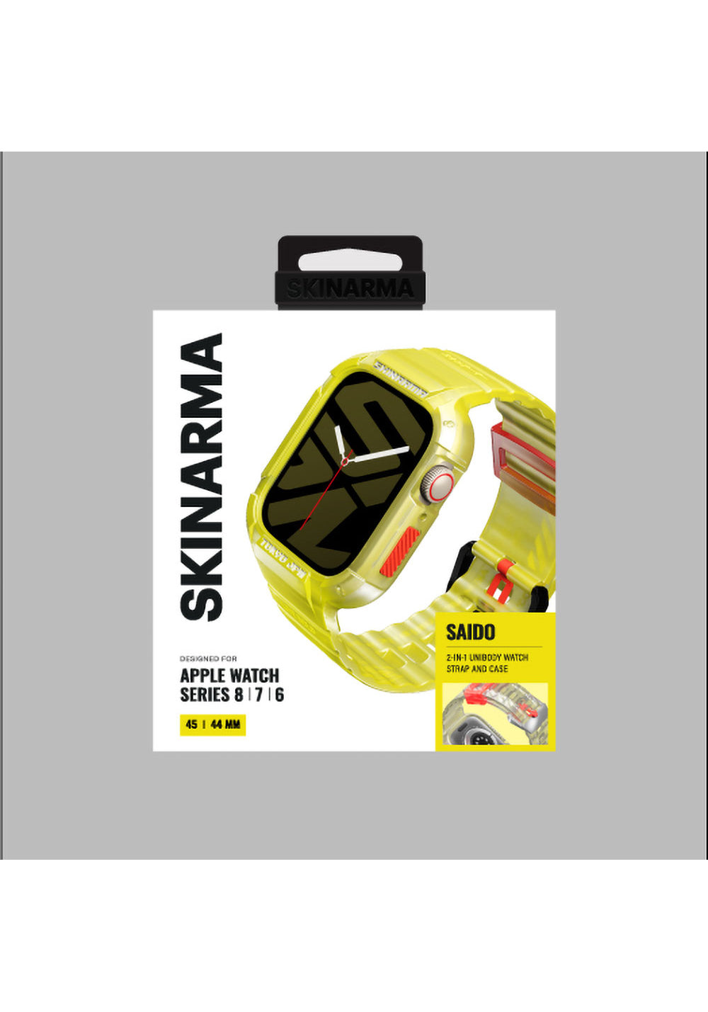 Skinarma Saido Koruyucu Kasa ve Kordon Seti – Apple Watch 44/45 mm