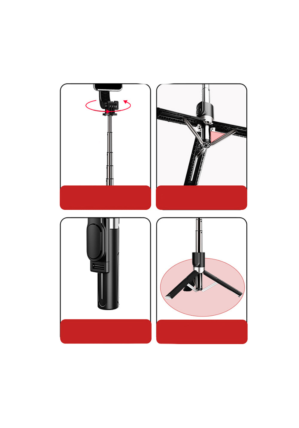 Jmary KT-219 – 90 cm Kumandalı Tripod ve Selfie Çubuğu