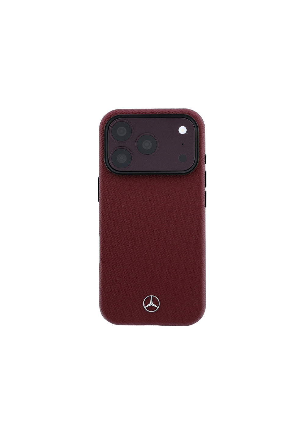 Mercedes Benz 3D Wrap Wood Deri – iPhone 18 Pro Max Kılıfı