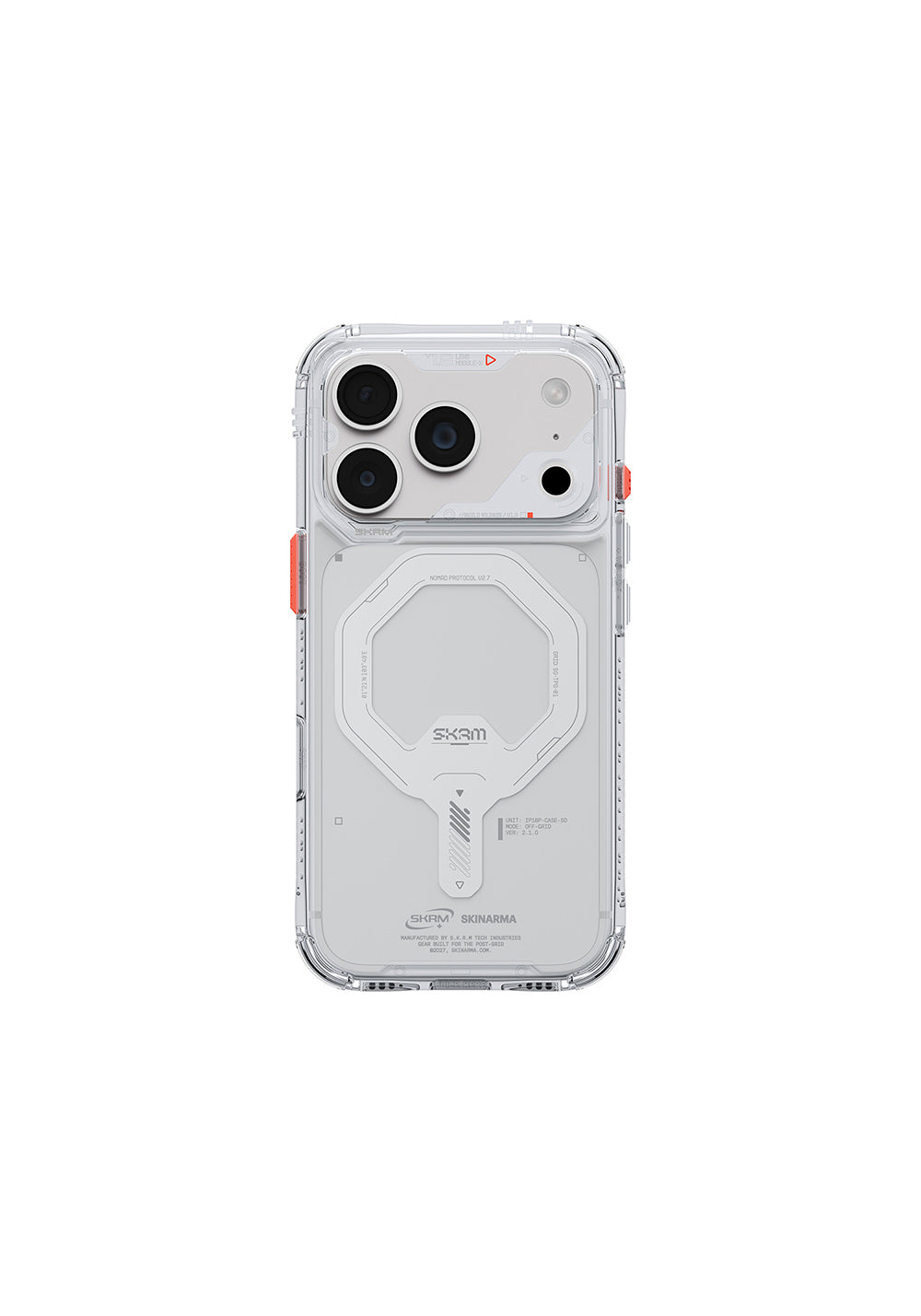 Skinarma Şeffaf Saido Mag-Charge – iPhone 18 Pro Kılıfı