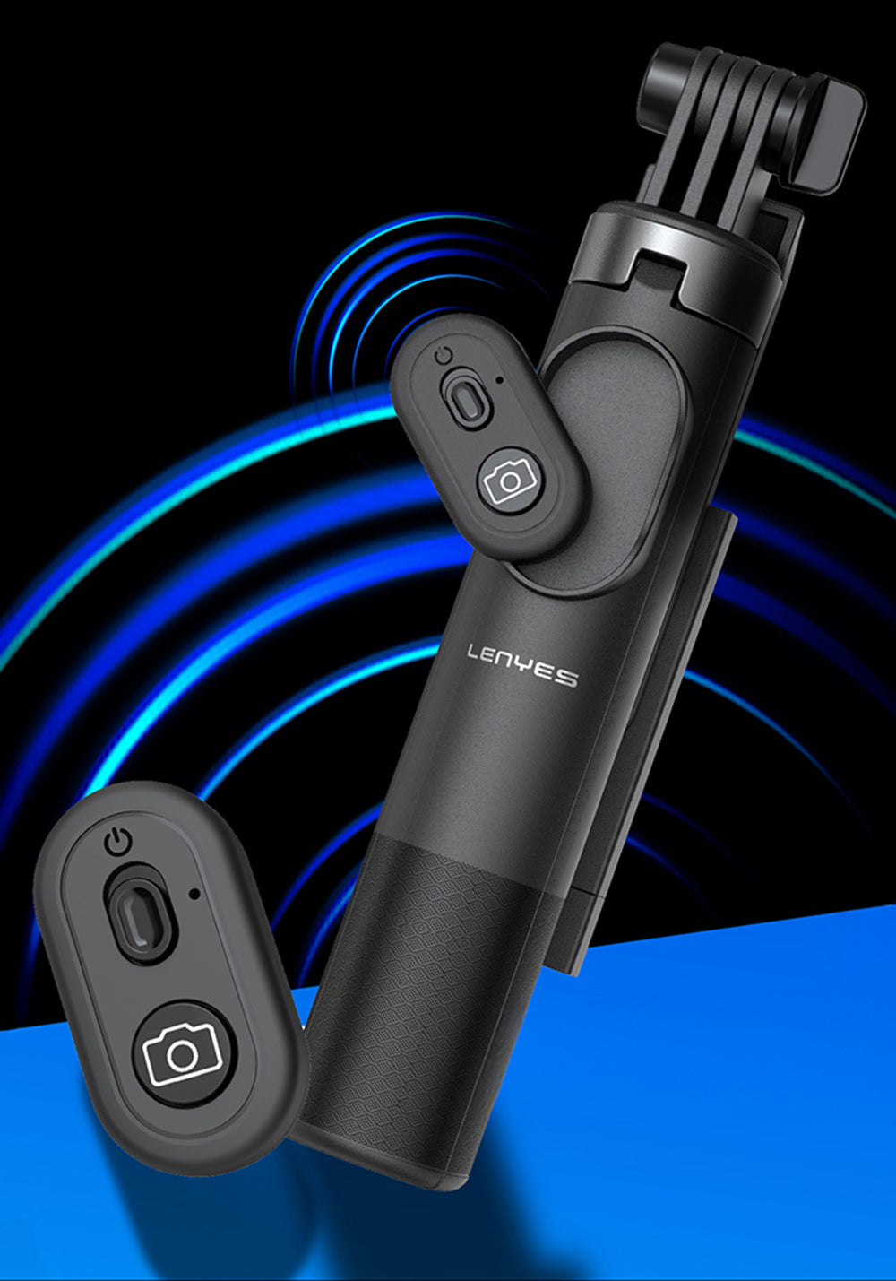 Lenyes LPH122 – 75 cm Bluetooth Kumandalı Mini Tripod