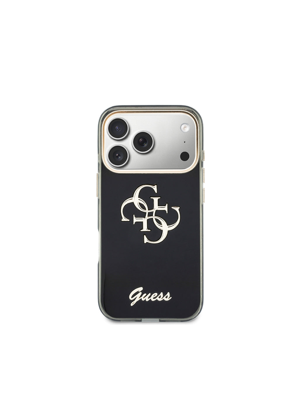 Guess Yazı ve 4G Büyük Silikon – iPhone 18 Pro Kılıfı