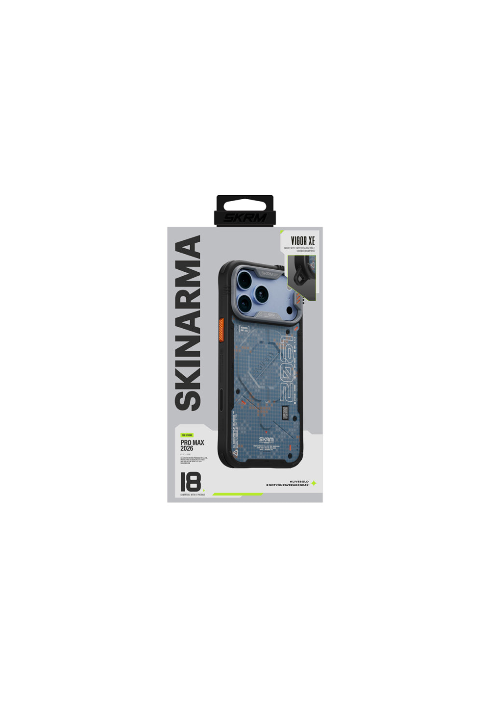 Skinarma Vigor XE – iPhone 18 Pro Kılıfı