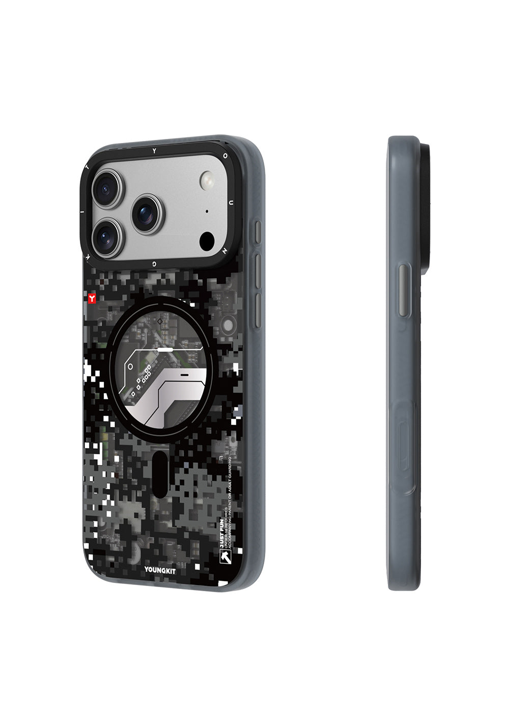 Youngkit Camouflage Sykell – iPhone 18 Pro Max Kılıfı