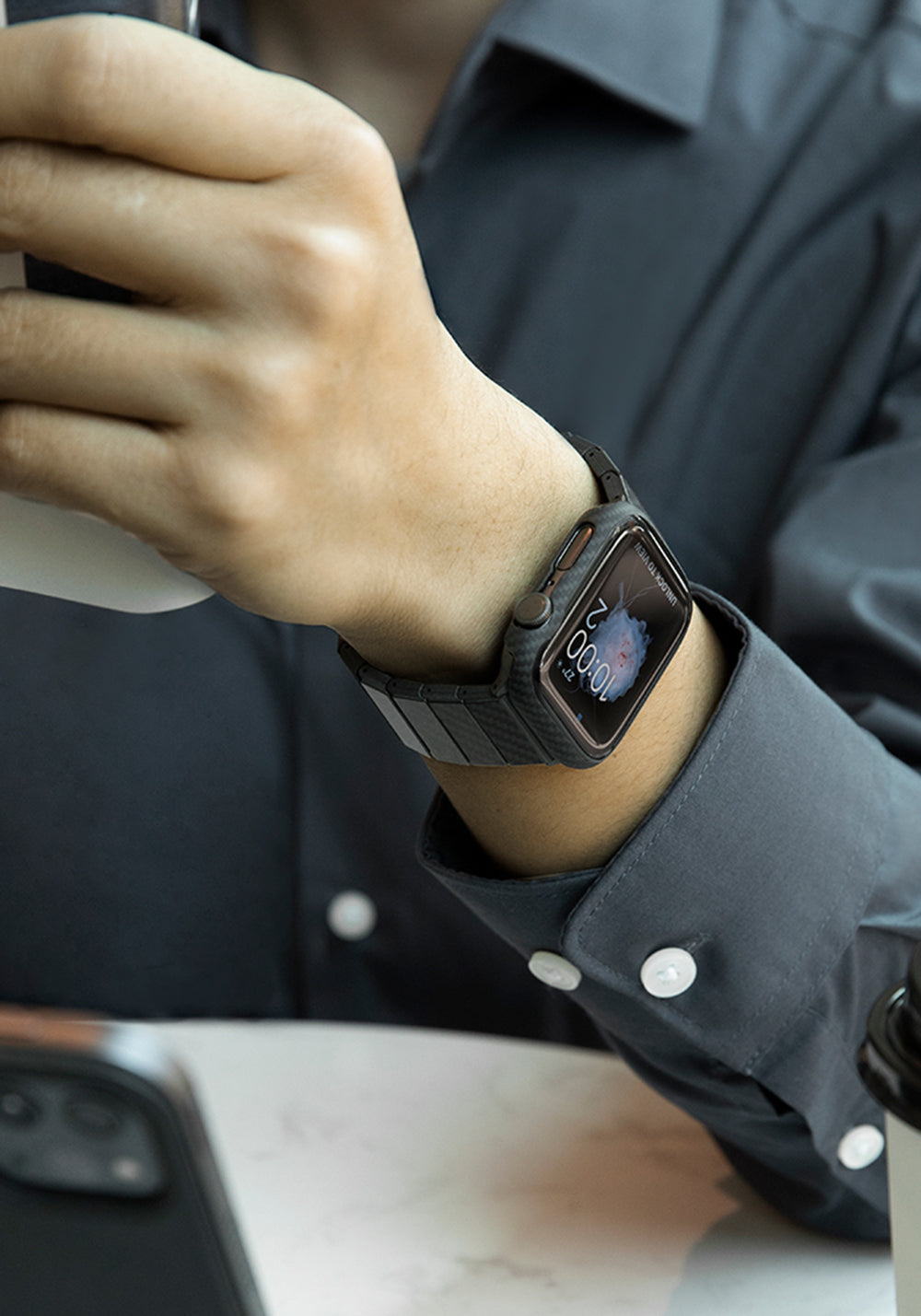 Pitaka Air Case Classic 600D Aramid Koruyucu Kasa – Apple Watch 45 mm