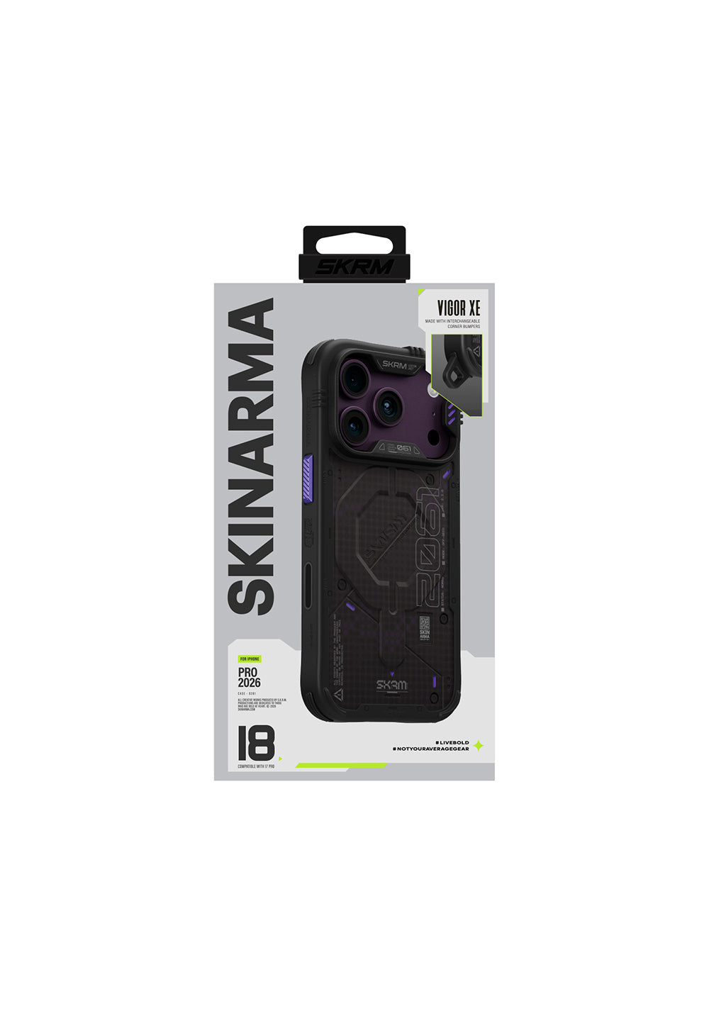 Skinarma Vigor XE – iPhone 18 Pro Kılıfı