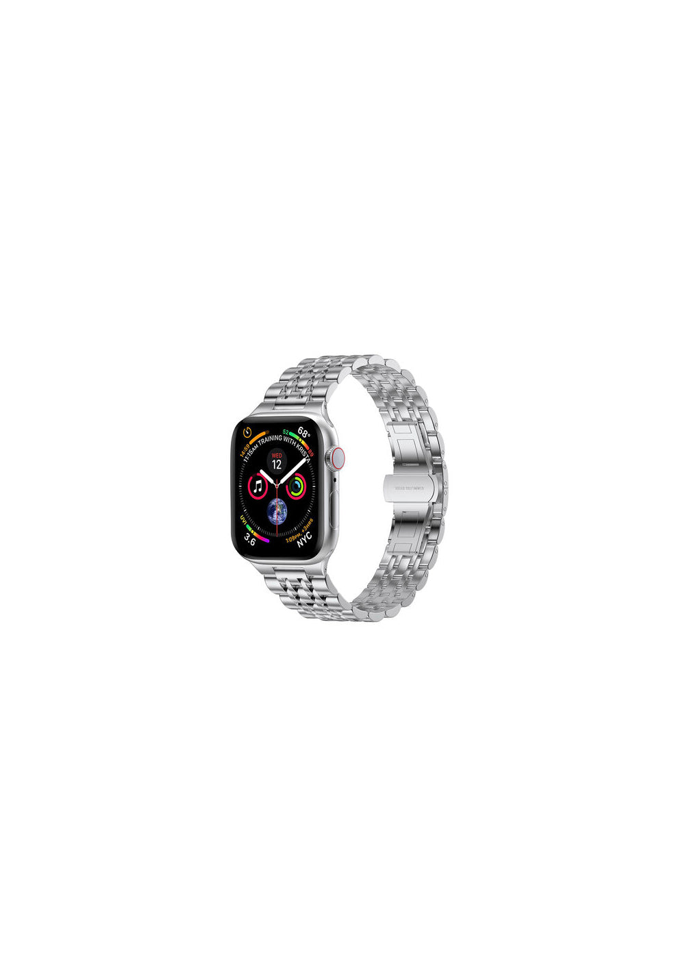Wiwu Seven Beads Steel Belt Metal Kordon – Apple Watch 42/44/49 mm