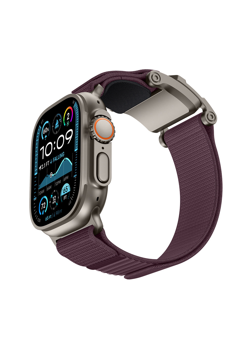 Mohseven Mecha Sport Dokuma Kordon – Apple Watch 42/44/45/46/49 mm