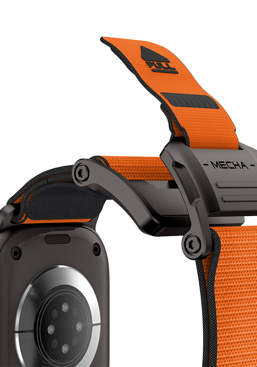 Mohseven Mecha Sport Dokuma Kordon – Apple Watch 42/44/45/46/49 mm