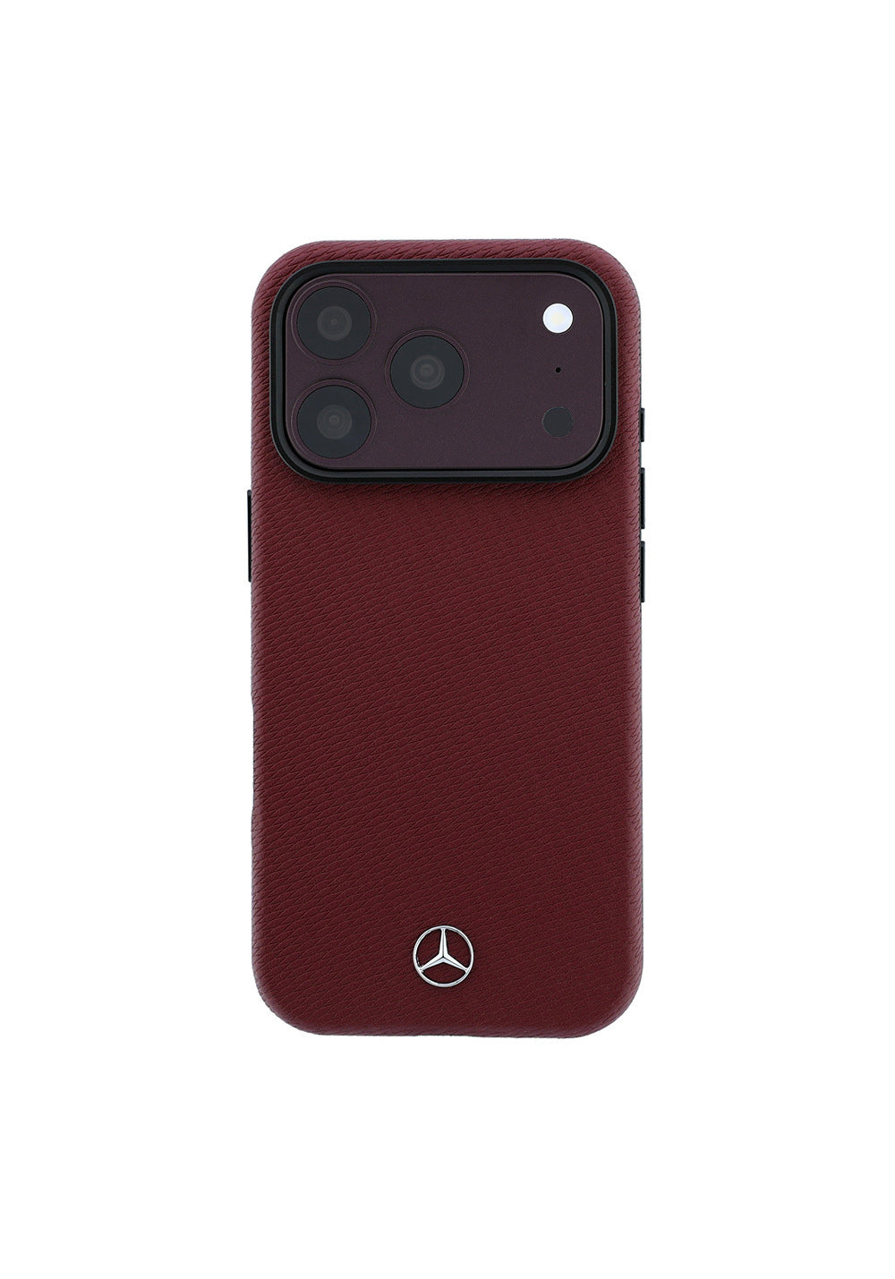 Mercedes Benz 3D Wrap Wood Deri – iPhone 18 Pro Kılıfı