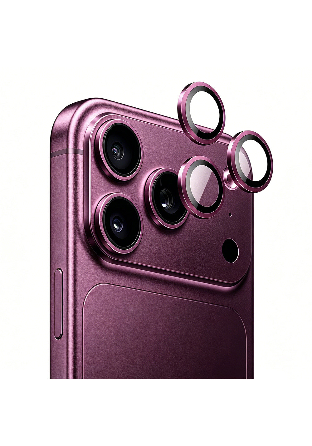 Mohseven Sapphire One by One Alüminyum Safir – iPhone 18 Pro Lens Koruyucusu