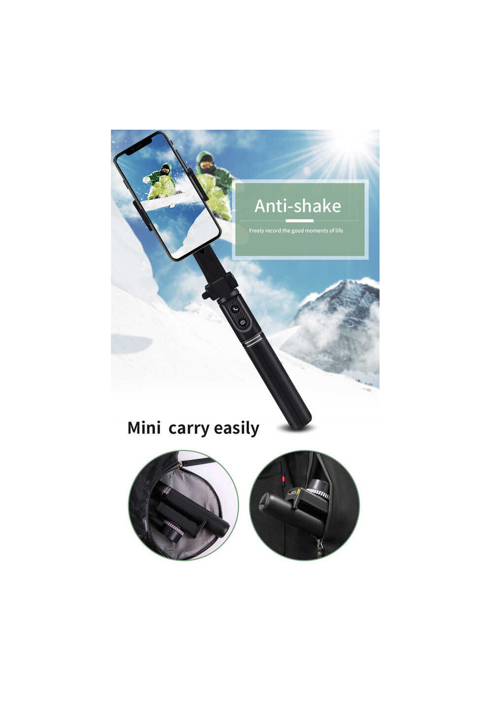 Wiwu TGS-301 – Kumandalı Selfie Çubuğu ve Tripod