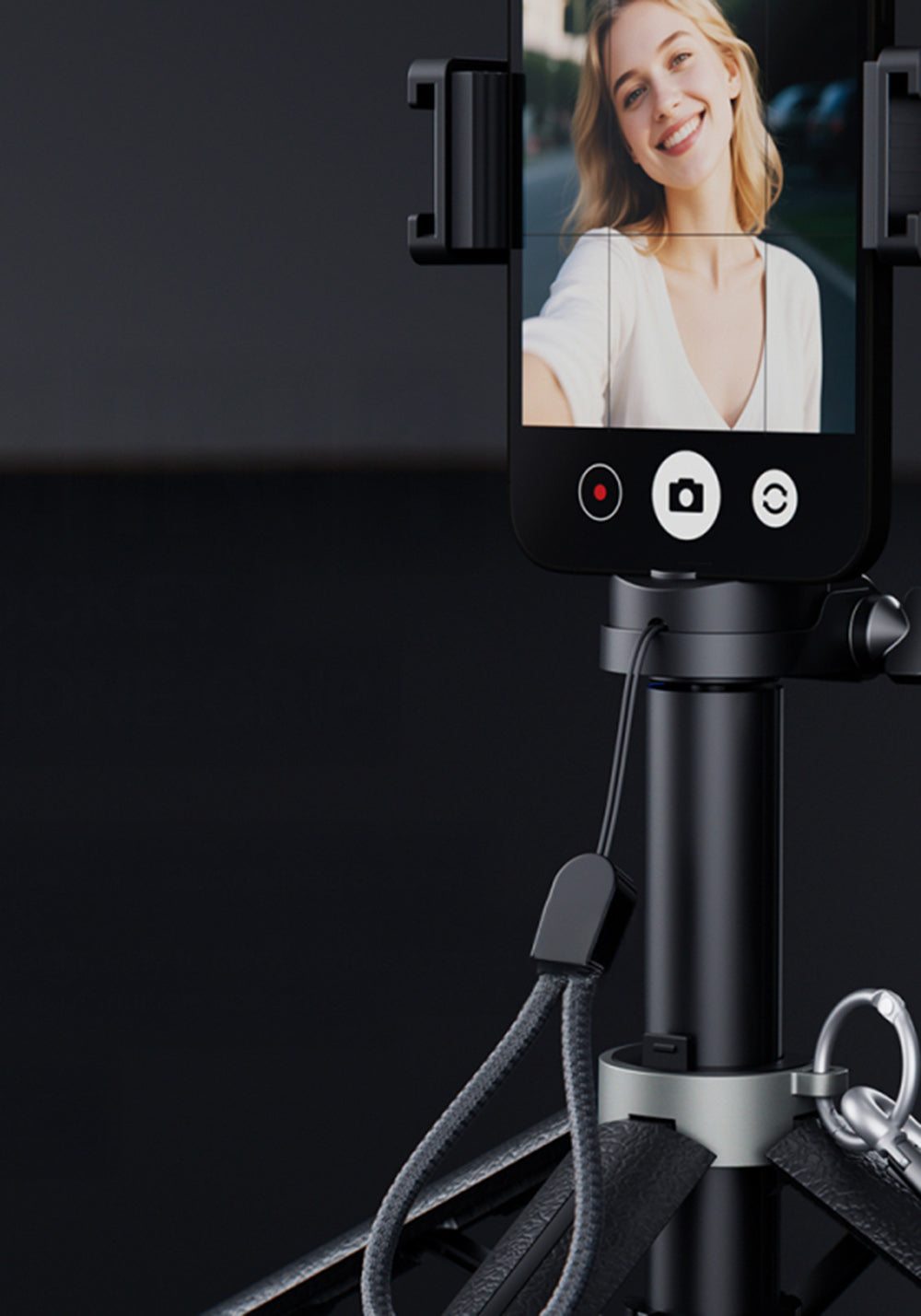 Lenyes LPH112 – Dolgu Işıklı Mini Tripod ve Selfie Çubuğu