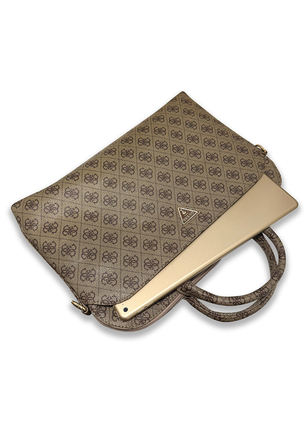 Guess 4G Desen Üçgen Logo – 15 inç Laptop Çantası