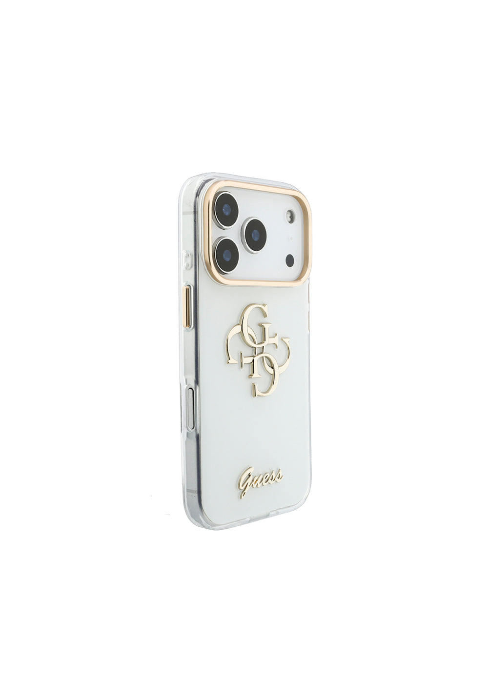 Guess Yazı ve 4G Büyük Silikon – iPhone 18 Pro Max Kılıfı