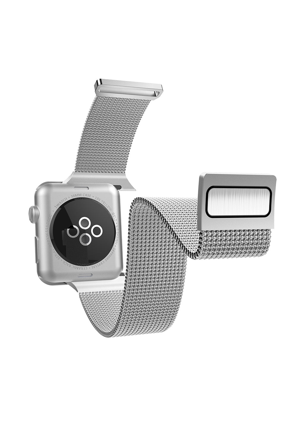 Raptic Mesh Band Metal Örgü Kordon – Apple Watch 38/40/41 mm + Series 10 42 mm