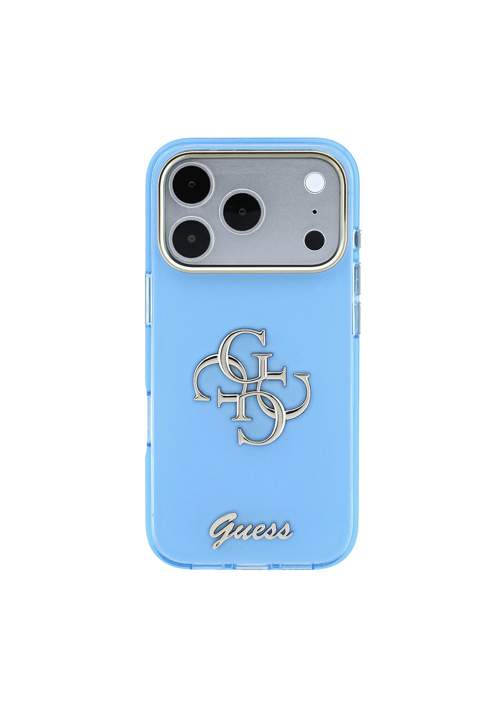 Guess Yazı ve 4G Büyük Silikon – iPhone 18 Pro Kılıfı