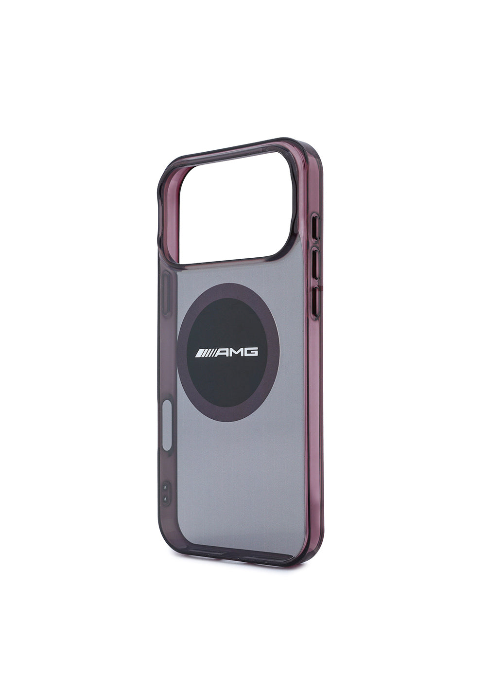 AMG Transparan IML Baskı Logolu Bicolor Block – iPhone 18 Pro Max Kılıfı