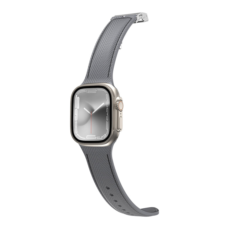 Amazingthing Titan Swift Deri Dokulu Silikon Kordon – Apple Watch 38/40/41 mm + Series 10 42 mm
