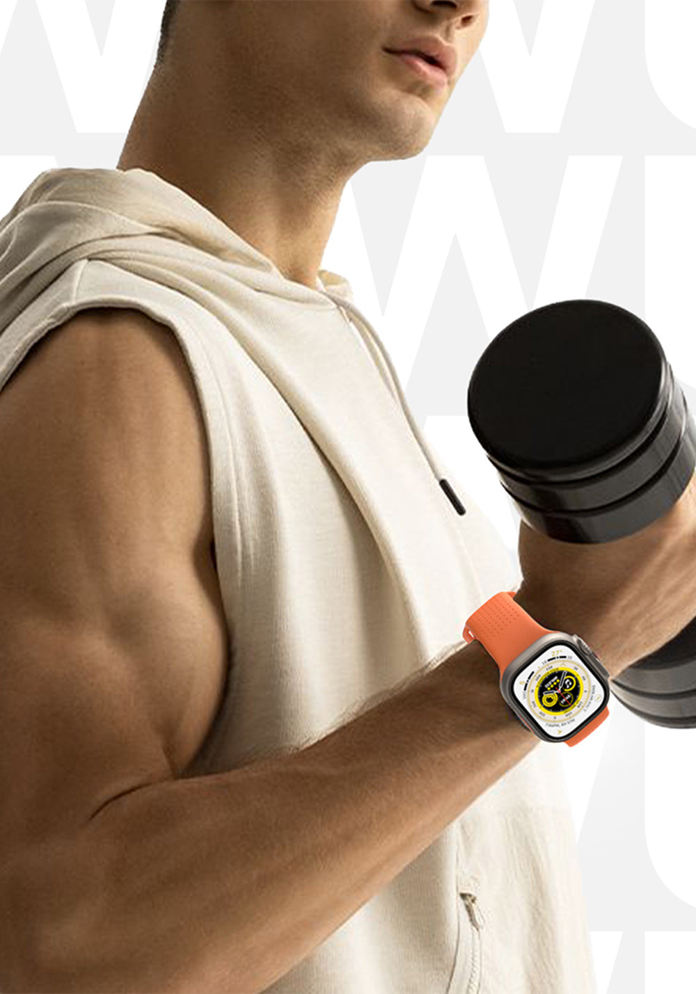 Wiwu Wi-WB0201 Comf Secur Kauçuk Kordon – Apple Watch 42/44/45/46/49 mm
