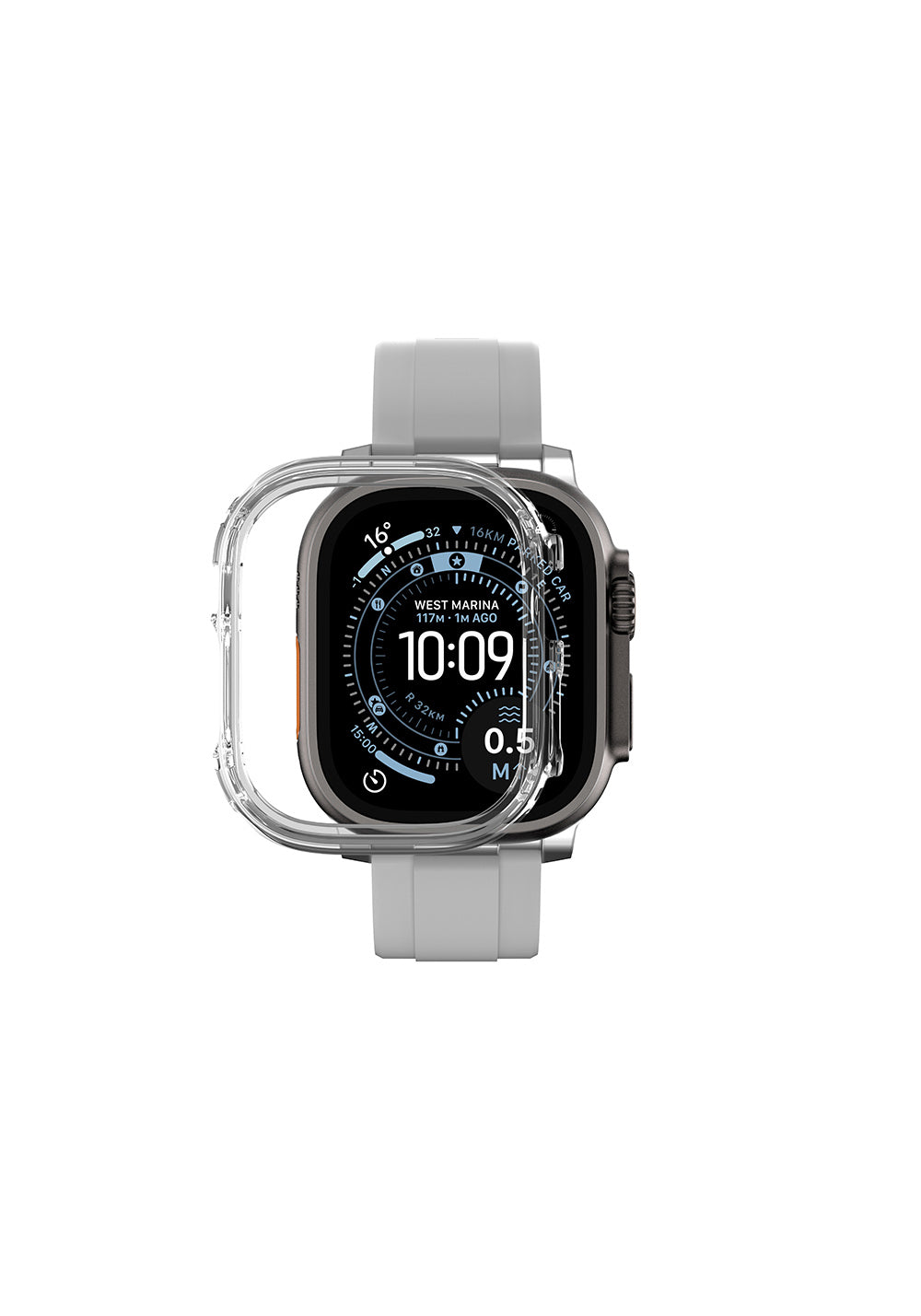 Amazingthing Radix Minimal FullGuard PC Kasa ve Ekran Koruması – Apple Watch Ultra 49 mm