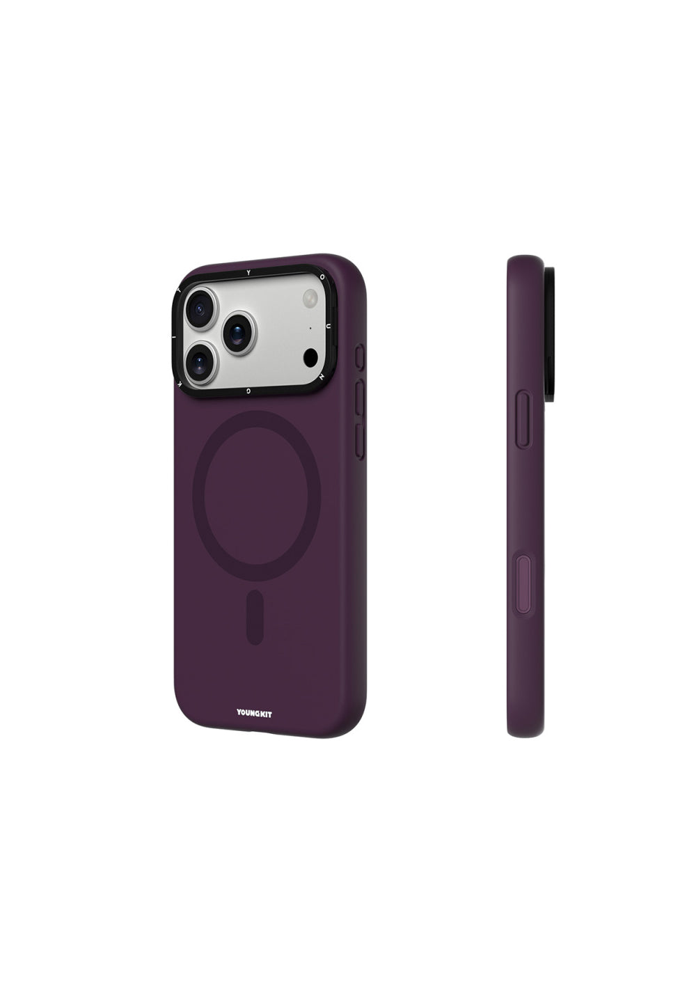 Youngkit Kamera Standlı Bitty Cream – iPhone 18 Pro Max Kılıfı