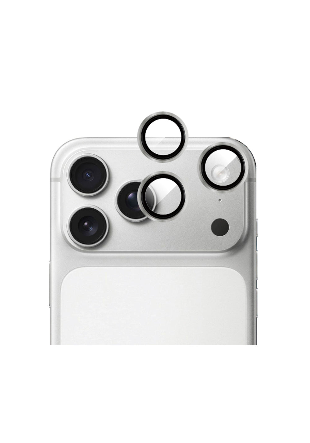 Mohseven Sapphire One by One Alüminyum Safir – iPhone 18 Pro Lens Koruyucusu