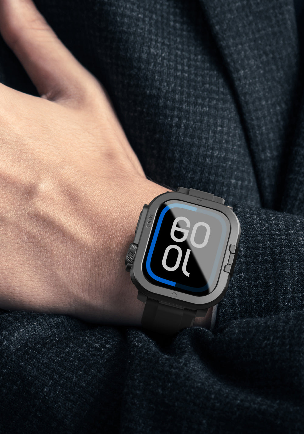 Amazingthing Premium Armor Fit FullGuard Metal Kasa ve Ekran Koruması – Apple Watch Series 10 46 mm