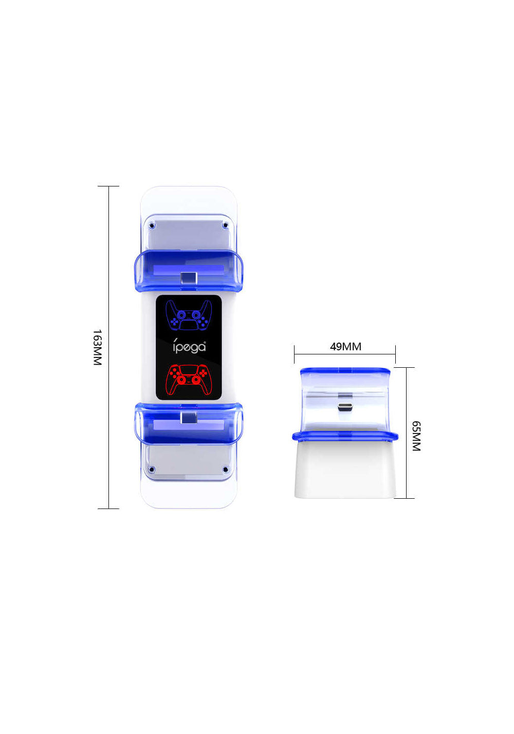 iPega PG-P5003 – PS5 DualSense LED Göstergeli Şarj Standı