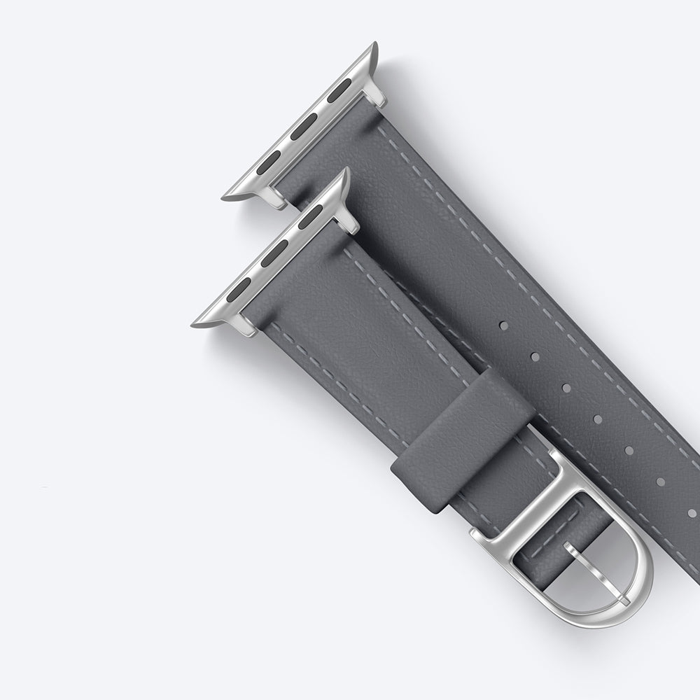 Amazingthing Glamour Class Deri Kordon – Apple Watch 46 mm