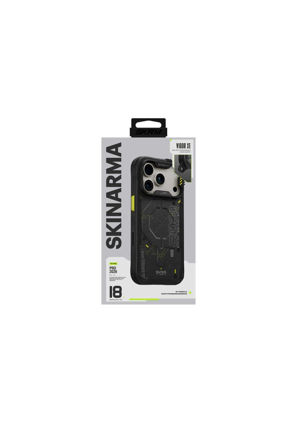 Skinarma Vigor XE – iPhone 18 Pro Max Kılıfı