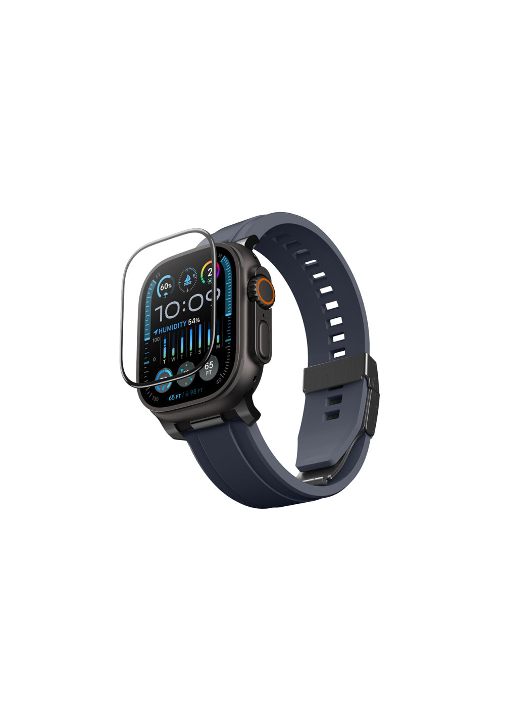 Amazingthing Radix AccuGuard Temperli Ekran Camı – Apple Watch Ultra 49 mm