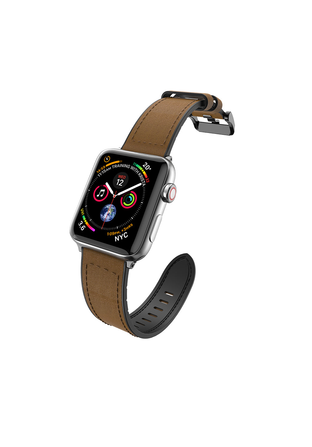 Raptic Hybrid Leather Deri Kordon – Apple Watch 38/40/41 mm + Series 10 42 mm