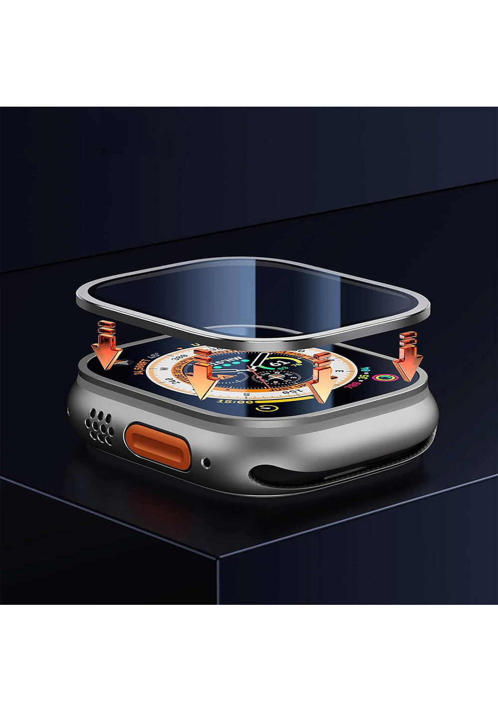 Wiwu Wi-JD106 Easy Install Temperli Ekran Camı – Apple Watch Ultra 49 mm