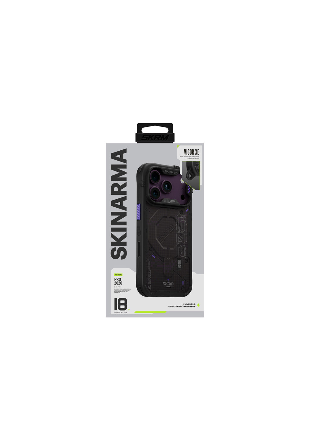 Skinarma Vigor XE – iPhone 18 Pro Max Kılıfı