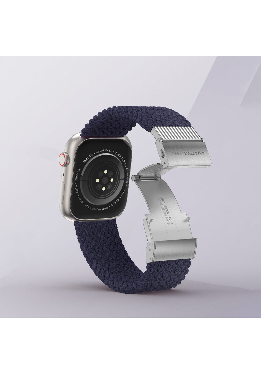 Amazingthing Titan Weave 2 Örgü Spor Kordon – Apple Watch 38/40/41 mm + Series 10 42 mm