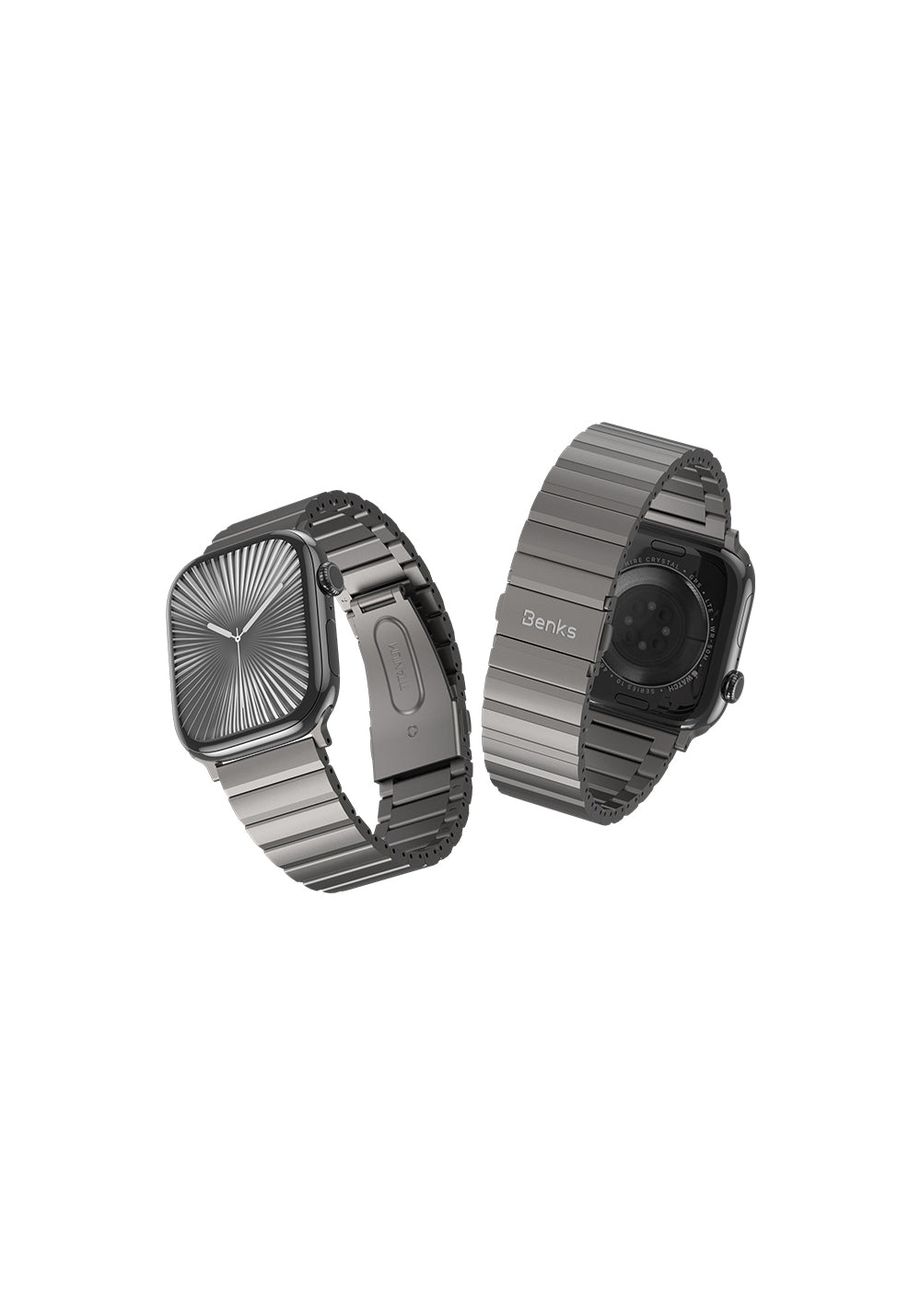 Benks Aero Titan Titanyum Kordon – Apple Watch 44/45/46/49 mm