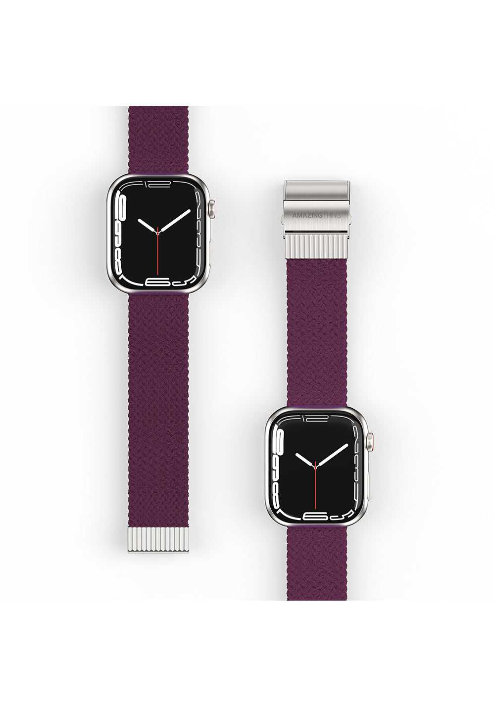Amazingthing Titan Weave Örgü Spor Kordon – Apple Watch 38/40/41 mm + Series 10 42 mm