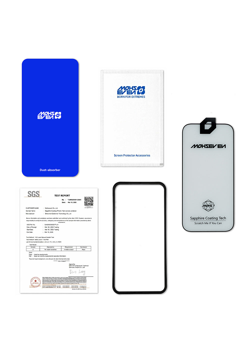 Mohseven M7 Sapphire Coating Privacy Hayalet – iPhone 18 Pro Ekran Koruyucusu