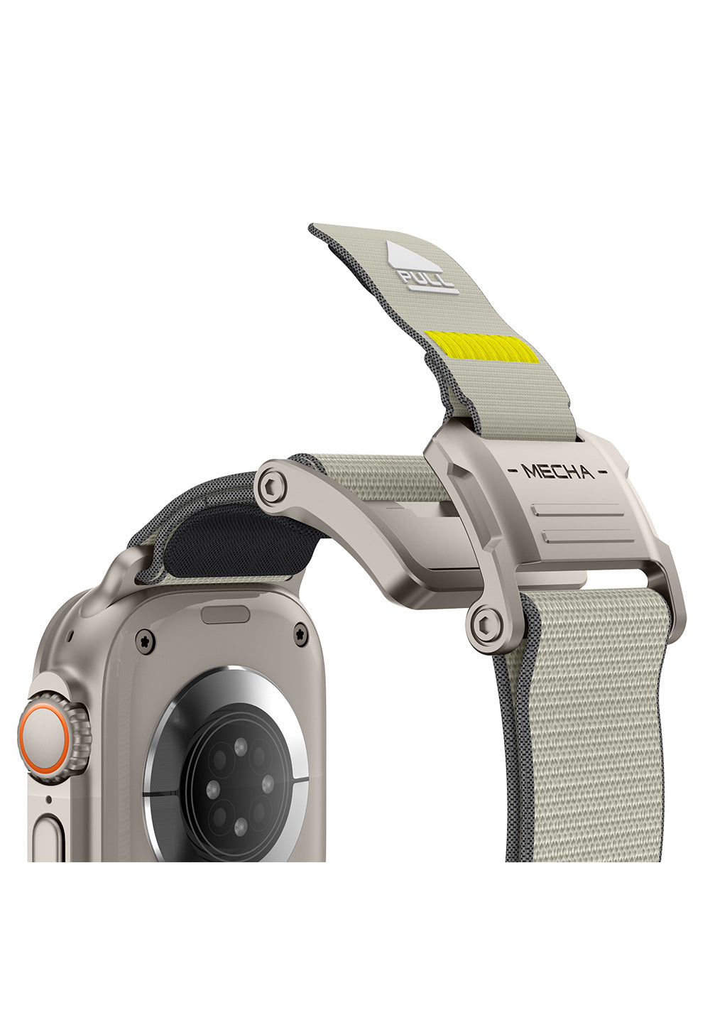 Mohseven Mecha Sport Dokuma Kordon – Apple Watch 42/44/45/46/49 mm