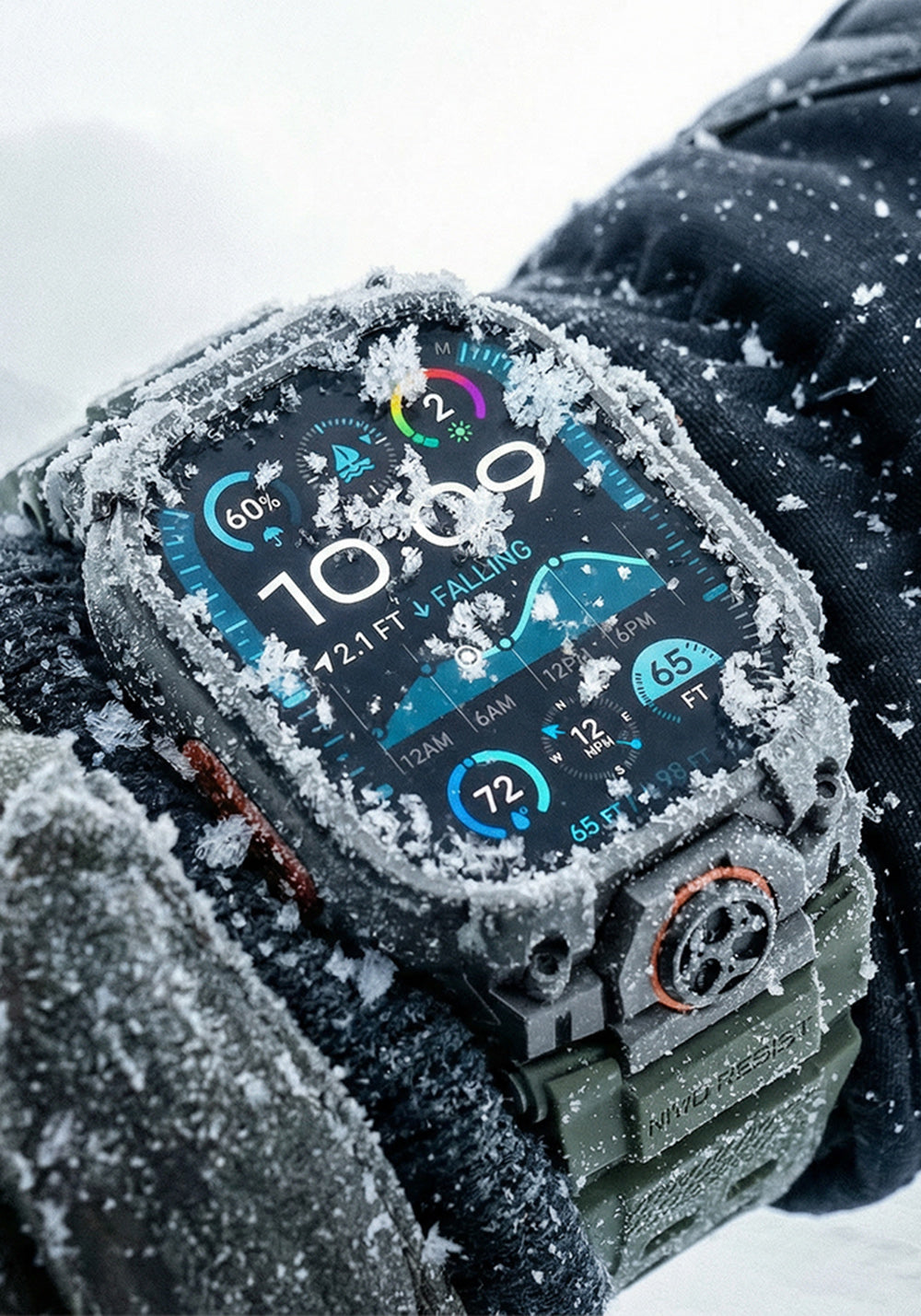 Mohseven Armor Silikon Kordon – Apple Watch Ultra 49 mm