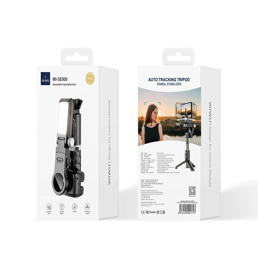 Wiwu Wi-SE006 – 77 cm Işıklı Gimbal ve Tripod