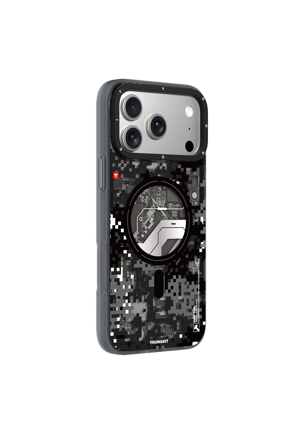 Youngkit Camouflage Sykell – iPhone 18 Pro Max Kılıfı
