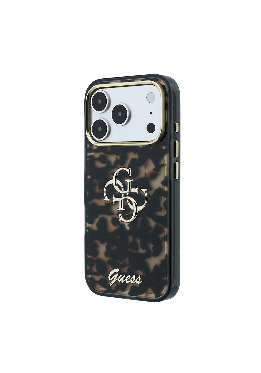 Guess Yazı ve 4G Büyük Silikon – iPhone 18 Pro Kılıfı
